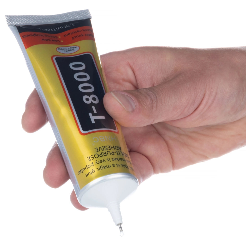 Colla Universale T-8000 110ml – Alta Qualità e Precisione | Multiuso: Ceramica, Plastica, Metallo, Legno, Carta, Vetro