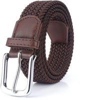 Cintura elastica di canapa, 3,4 cm * 105 cm, per uomini e donne, con chiusura di canapa e pelle.