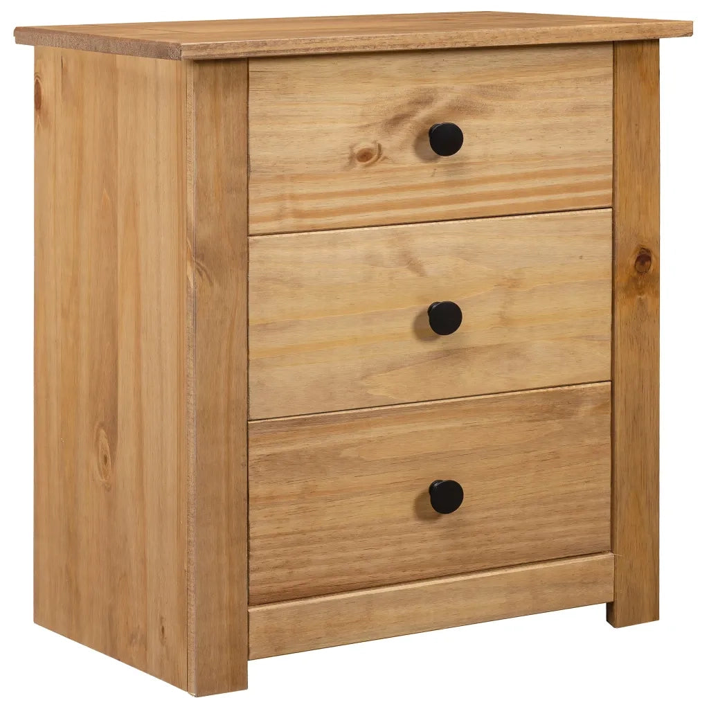 Comodino 46x40x57 cm in Legno di Pino Panama Range cod mxl 53428