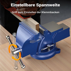 Morsa da banco Light Duty 100mm con incudine e ganascia di serraggio per sollecitazioni leggere