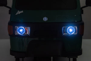 Macchina Elettrica per Bambini Licenza Piaggio Apecar 12V Verde