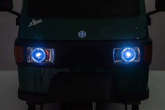 Macchina Elettrica per Bambini Licenza Piaggio Apecar 12V Verde