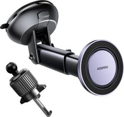 Supporto auto per telefono 2 in 1 MagSafe magnetico 360° girevole - Per iPhone 15/14/13/12 Pro Max Mini