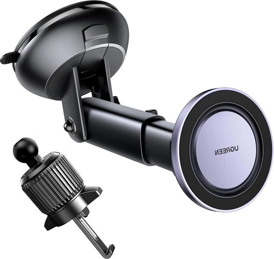 Supporto auto per telefono 2 in 1 MagSafe magnetico 360° girevole - Per iPhone 15/14/13/12 Pro Max Mini