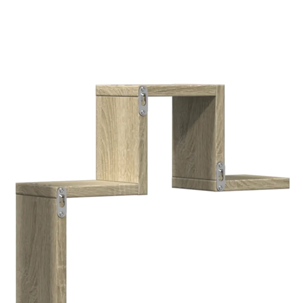 Scaffale a Parete Rovere Sonoma 104,5x10x43cm Legno Multistrato