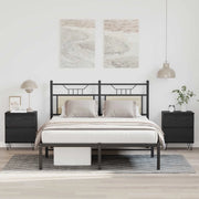 Armadietto per letto con cassetto Rovere Nero 40 x 35 x 50 cm 8004367