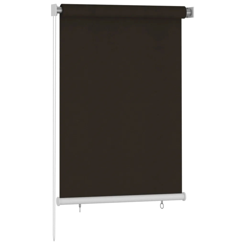 Tenda a Rullo per Esterni 105(L)x140(A) cm Marrone HDPE 312967