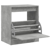 Scarpiera | Mobile per scarpe Grigio Cemento 60x42x69 cm in Legno Multistrato