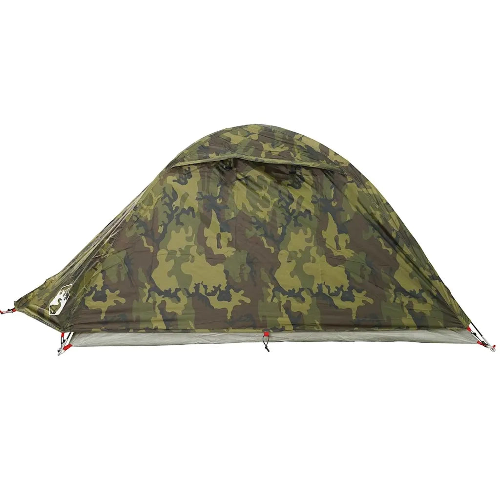 Tenda da Campeggio a Cupola 2 Persone-Tenda per Escursionismo Mimetica Impermeabile 573203