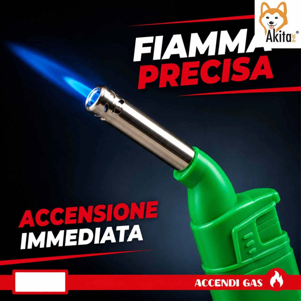 Akitaink Set 5 Accendigas Ricaricabili Beccuccio Inclinato
