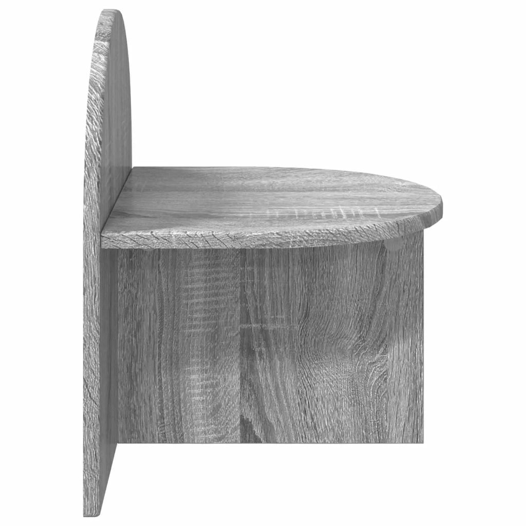 Comodino | Armadio da Notte | Mobiletto da notte Sonoma grigia 40 x 35,5 x 45,5 cm Legno ingegnerizzato