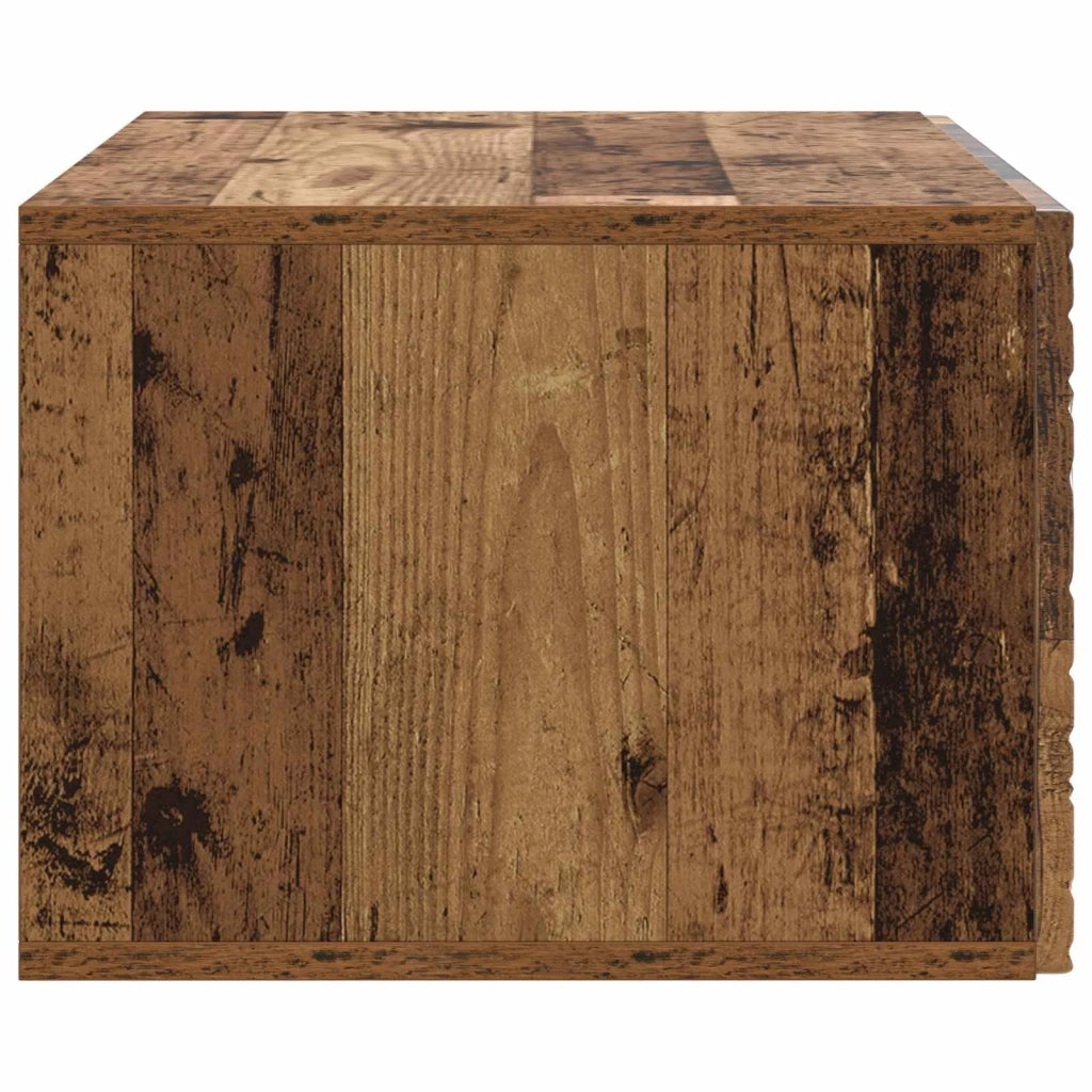 Mobile Porta TV da Muro 98 x 31 cm Legno antico 898903