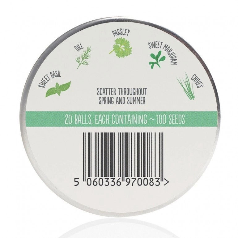 Herbs Mix - mix di semi di piante aromatiche, confezione in alluminio