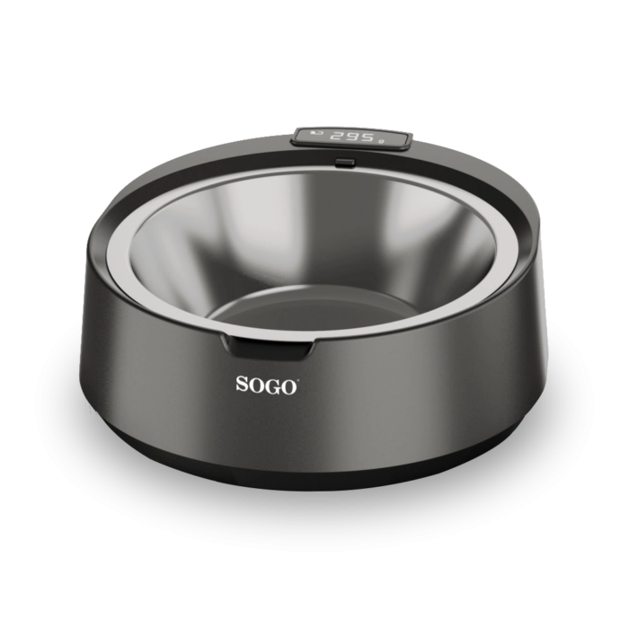 Bilancia digitale cucina con ciotola inox 5 kg precisione 1 g, display LCD touch e funzione tara per alimenti e pet - Sogo