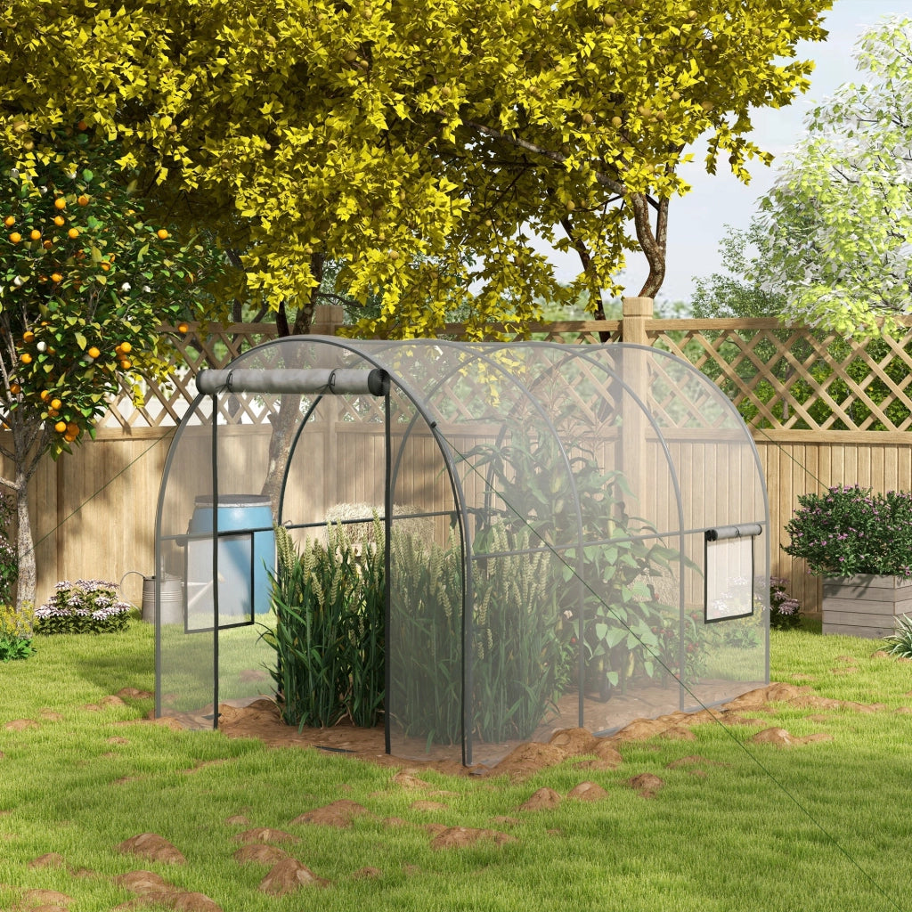 Serra da Giardino Tunnel 6 m2 ¨C zephmum ¨C Trasparente 3x2x2 m