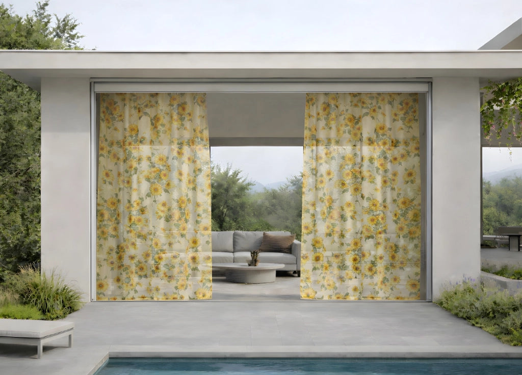 Tenda Zanzariera Per Porta E Finestre Anti Insetti Zanzare In Varie Fantasie Mosche Cimici - Zanzariera - Sunflower