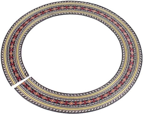 Rosette in legno per chitarra acustica - Componente in legno con finitura elegante