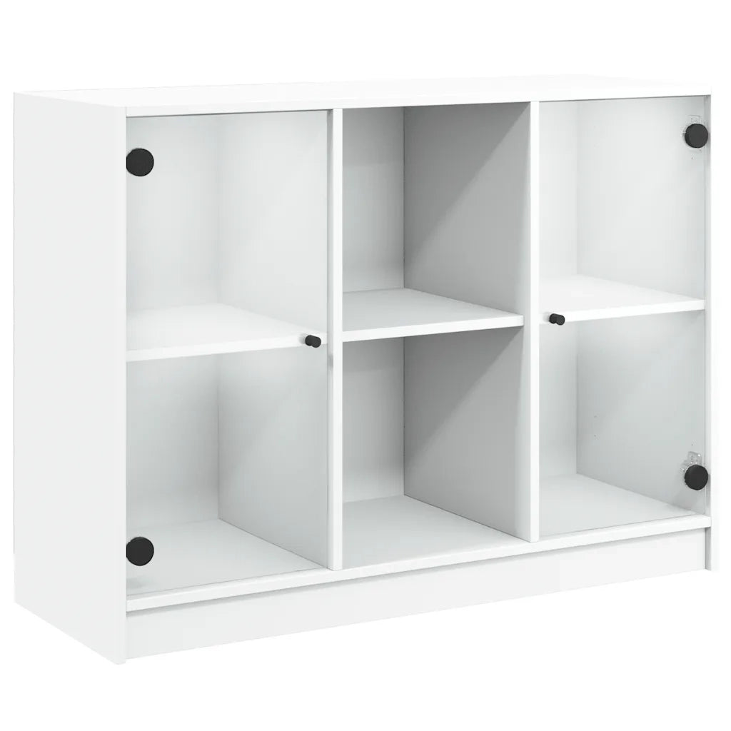 Credenza | Madia | Buffet da pranzo | Armadio da pranzo Bianca 102x37x75,5 cm in Truciolato