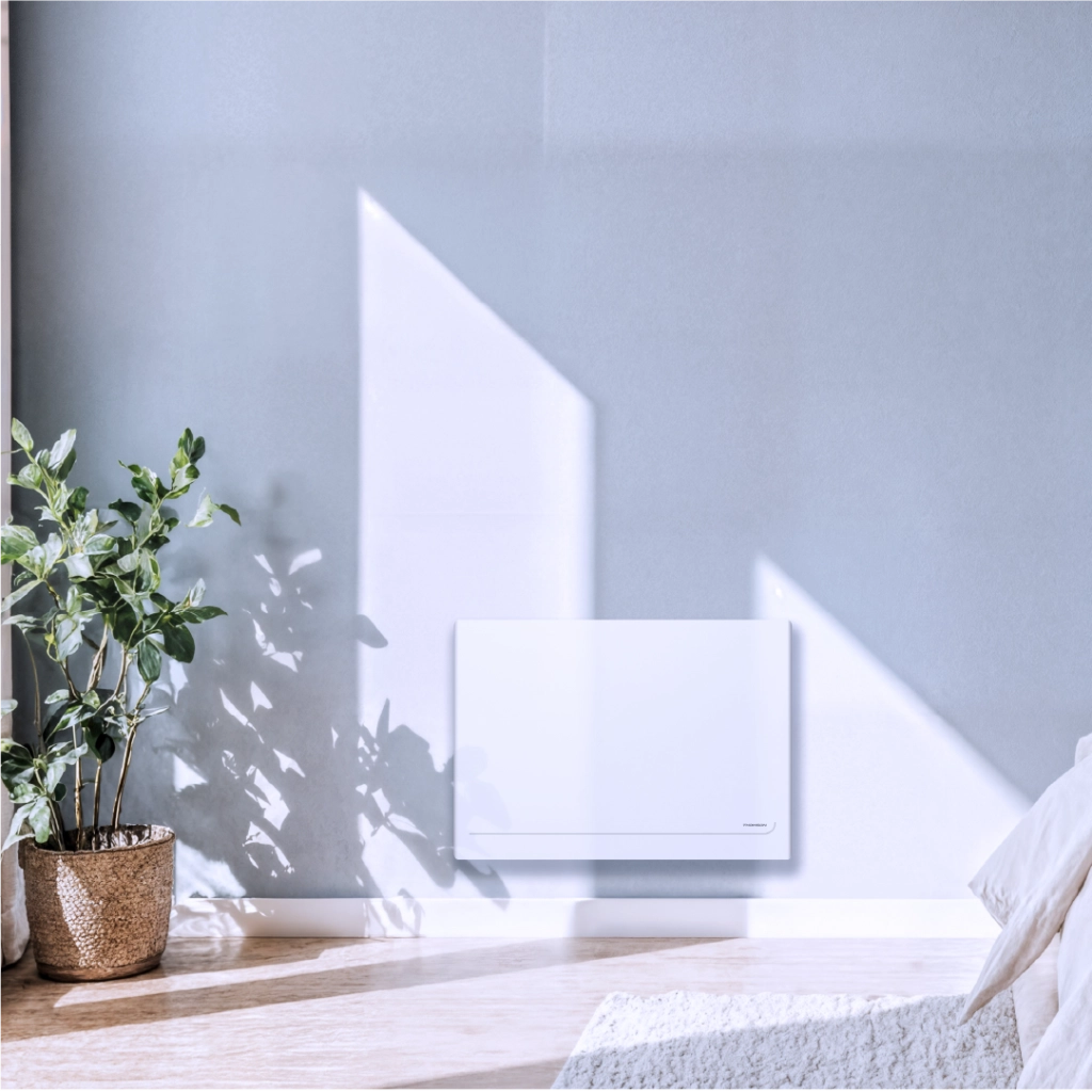 Radiatore elettrico Thomson WiFi con inerzia in ceramica e termostato intercambiabile, 1000W Milla