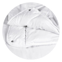 AIO FACTORY Piumino 200x220 cm 4 Stagioni Microfibra Antiallergica