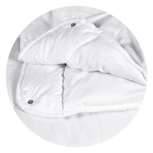 AIO FACTORY Piumino 200x220 cm 4 Stagioni Microfibra Antiallergica