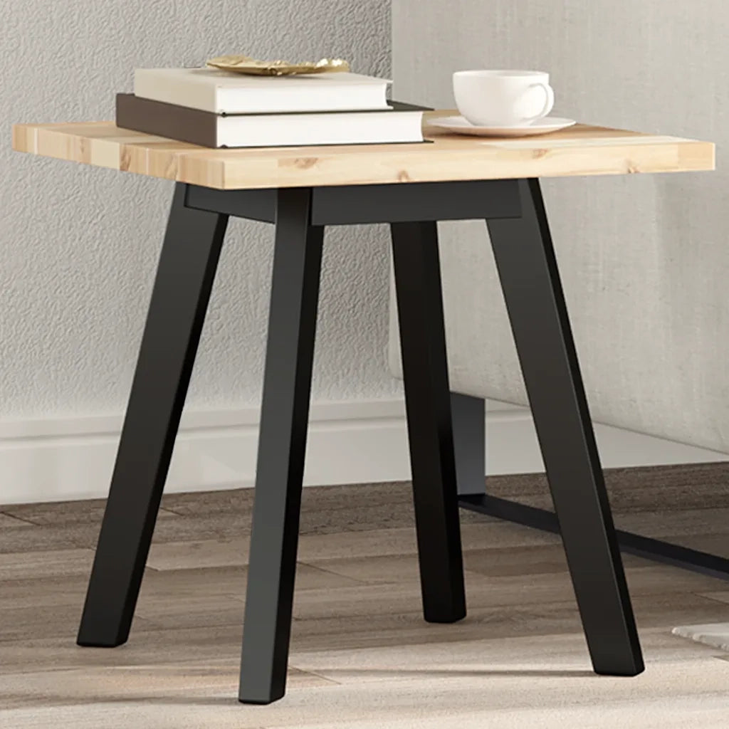 Piano Tavolo Quadrato 40x40x2 cm in Legno Massello di Acacia 4008706