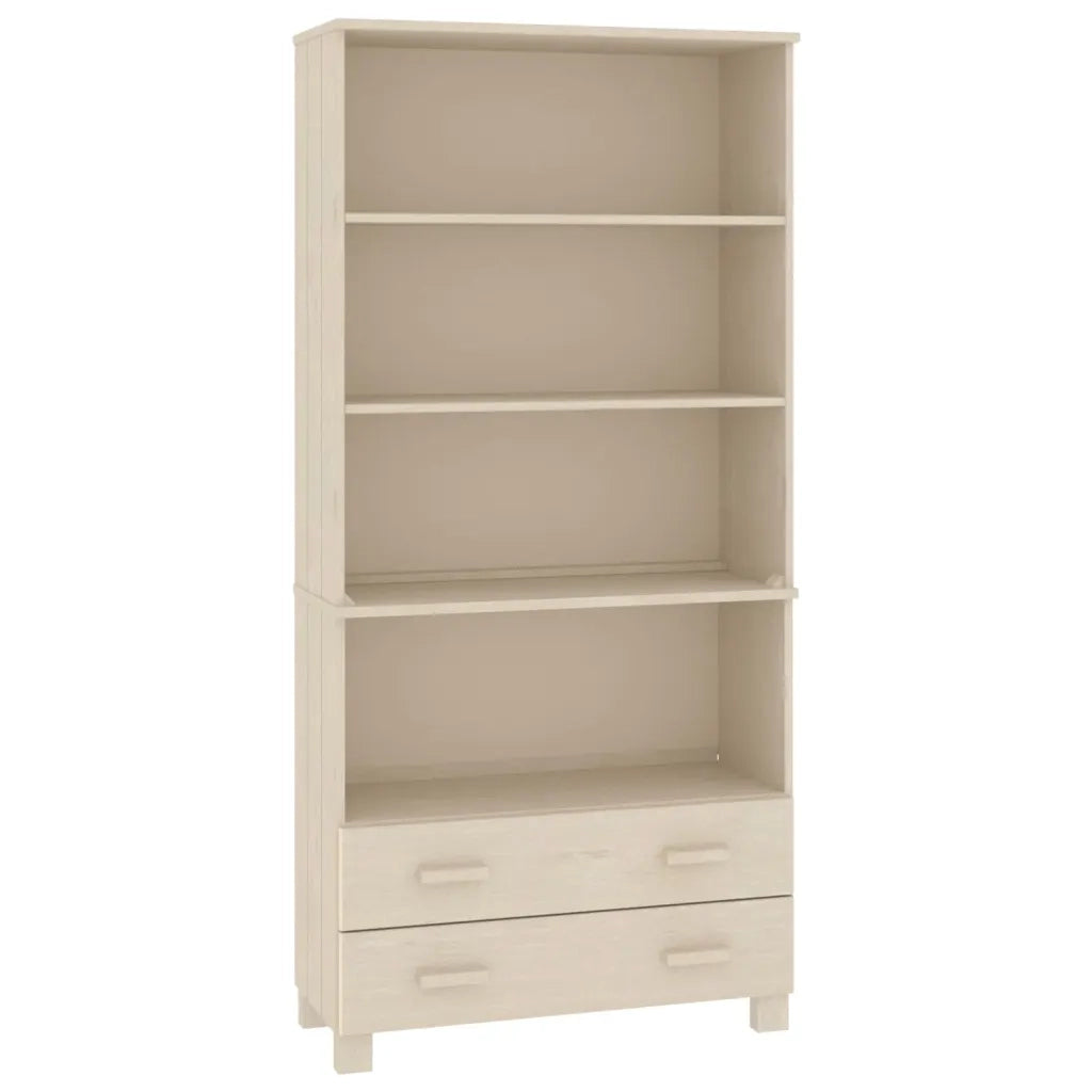 Credenza-Buffet-Armadio da cucina HAMAR in Legno Massello di Pino Marrone 371459