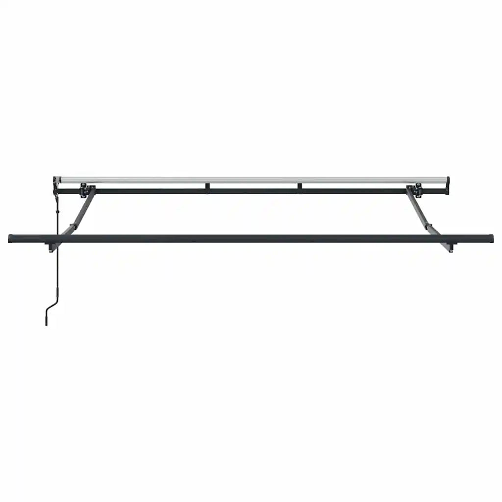 vidaXL Tenda Retrattile Verde e Bianco 250 x 200 cm