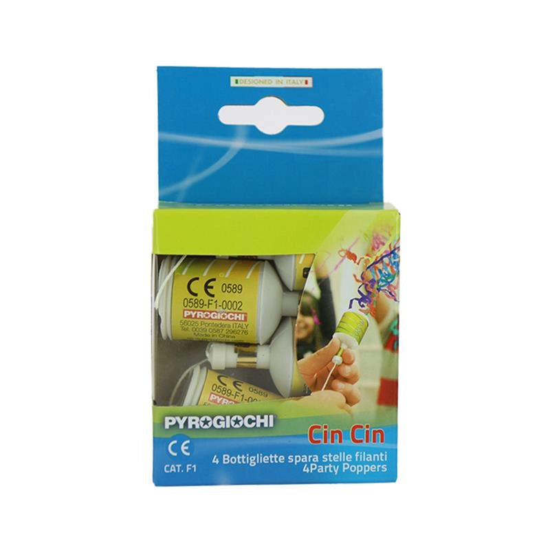 PYROGIOCHI 4 BOTTIGLIETTE SPARA STELLE FILANTI