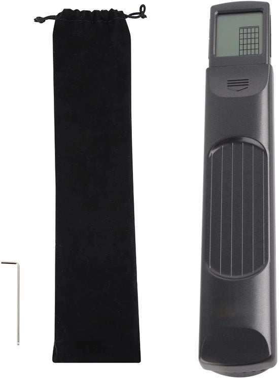 Ottimo strumento di allenamento per chitarra - Peso leggero - Schermo rotativo - Corde in acciaio per chitarra - Funzione metronomo - 4 pezzi - Utile per l'esercizio delle dita - Chitarra di allenamento
