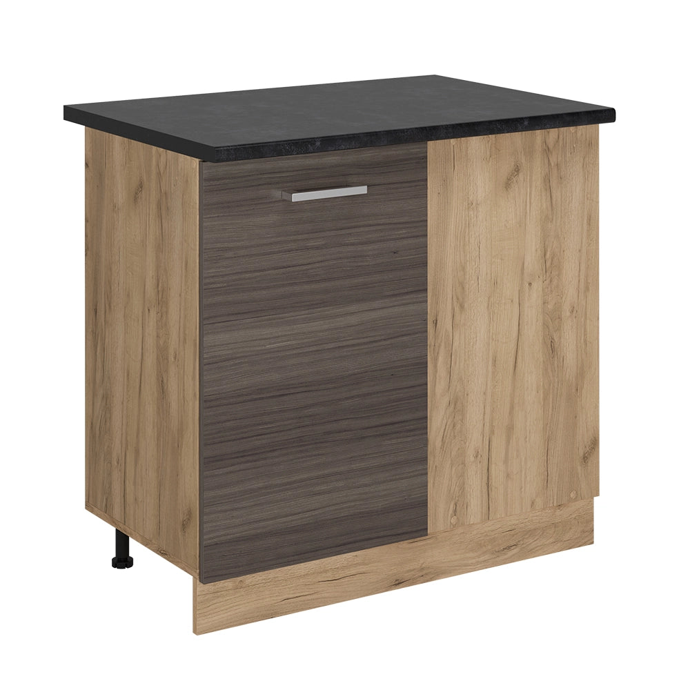 Vicco Mobile ad angolo cucina Grigio nobile 86 cm , PL Antracite