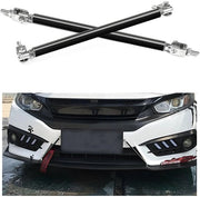 Supporti per Splitter Anteriore - Adattabile - Bumper - 2 Pezzi - Acciaio Inossidabile/Leggero di Alluminio - 15cm - Multifunzionale - Supporti Bumper