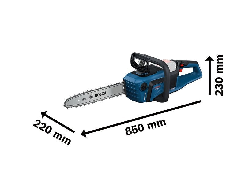 Bosch GKE 18V‑40 Sega a catena a batteria – motore brushless 18V, barra 40 cm