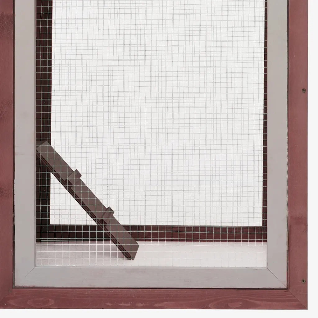 Pollaio Moca 170x81x110cm in Legno Massello di Pino e Abete