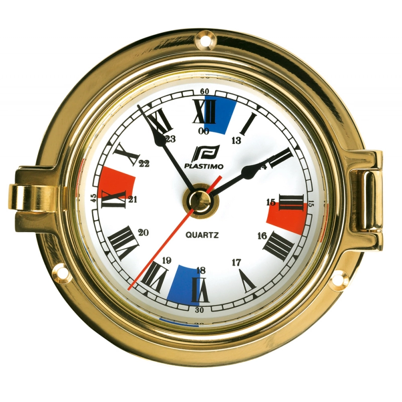 OROLOGIO 3" POLISHED BRASS CLOCK