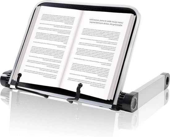 Standarizzazione Libri Opportuna - Regolabile - Standarizzazione Lettura - Cassa Libri - Cassa Cucina - Standarizzazione Cucina - Per Cucinare e Scrivere - Nero