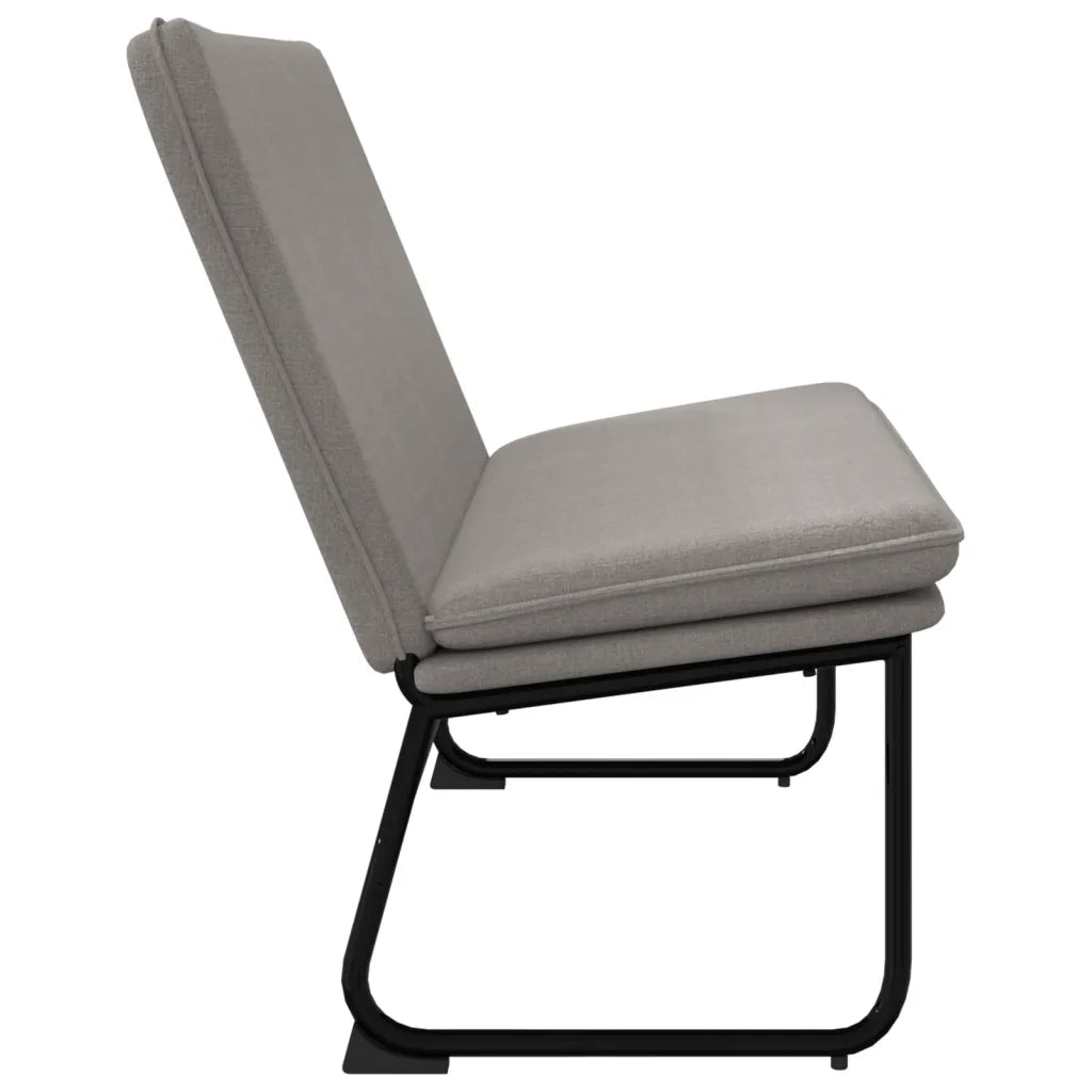 Panca Tortora 100x75x76 cm in Tessuto 351326
