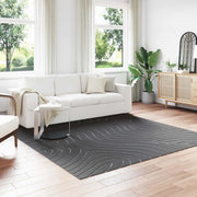 Tappeti per area PALMERAS Antracite 240 x 240 cm Poliestere