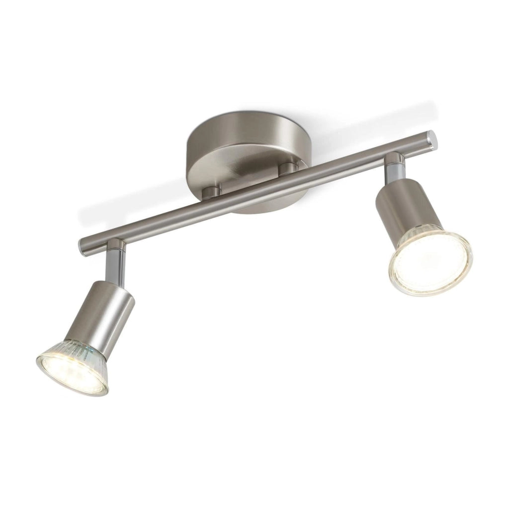 ZMH Faretto da soffitto moderni 2 luci GU10 rotativi 330° per soggiorno camera senza lampadina