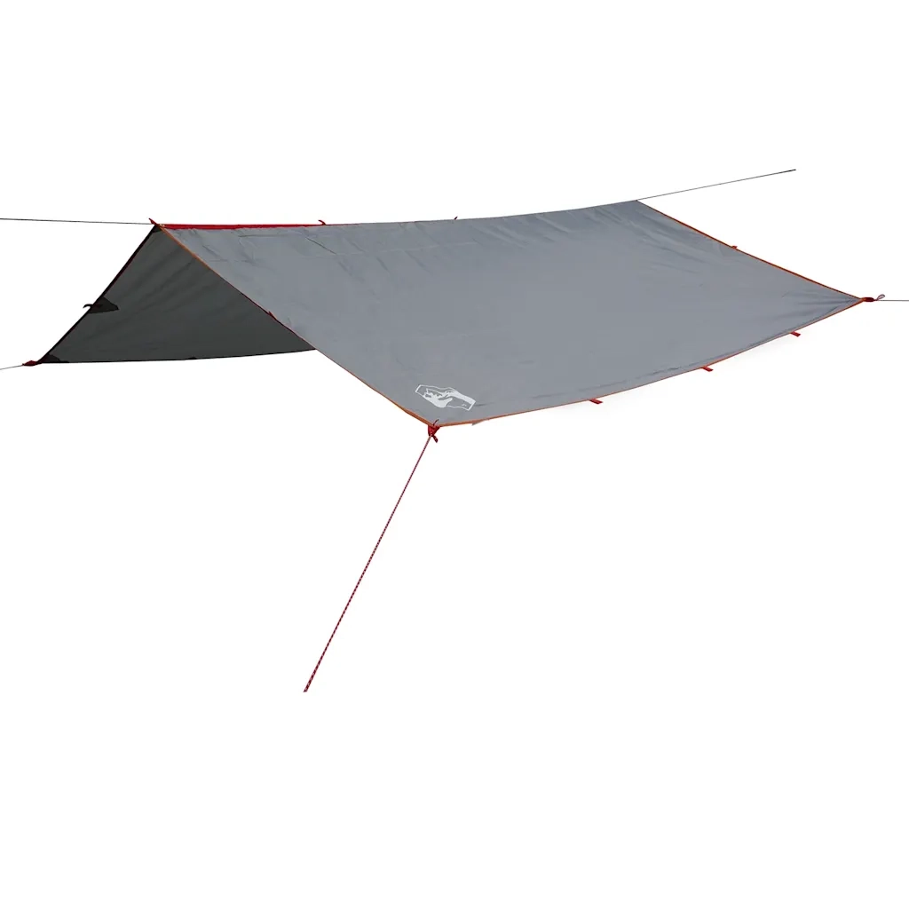 Telone da Campeggio Grigio/Arancione 360x294 cm Impermeabile 94657