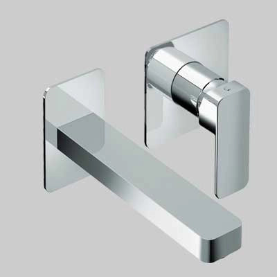 MONOCOMANDO LAVABO A PARETE TONO  Cromo     EURORAMA