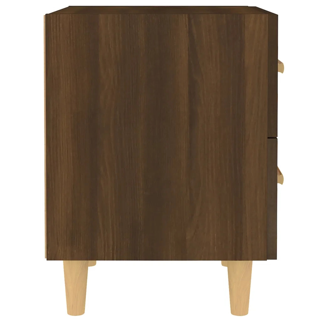 Comodini 2 pz in Rovere Marrone 40x35x47,5 cm 817290