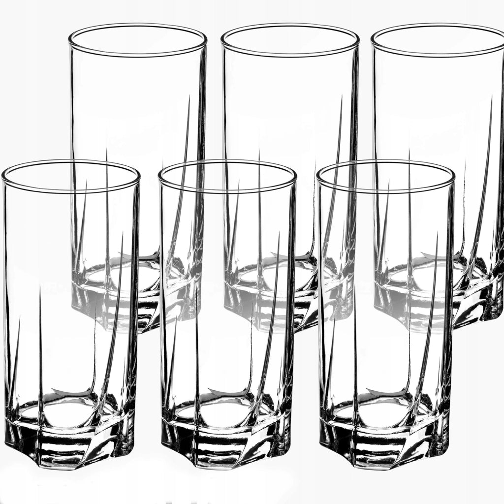 Caraffa in vetro KADAX da 1,7 l + 6 bicchieri da 380 ml per succhi di frutta