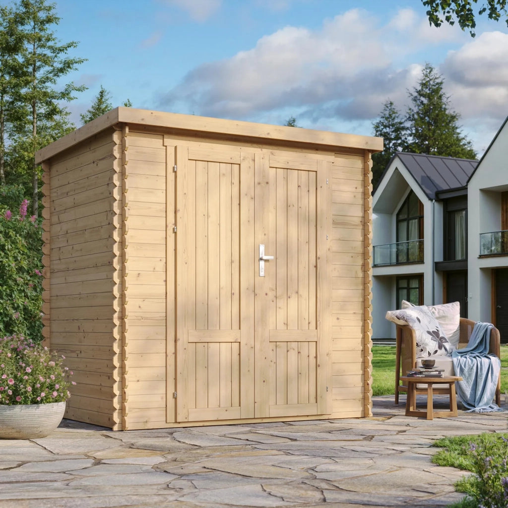 Casetta da Giardino in Legno 2,22 m² TIMBELA M311F1+M311G