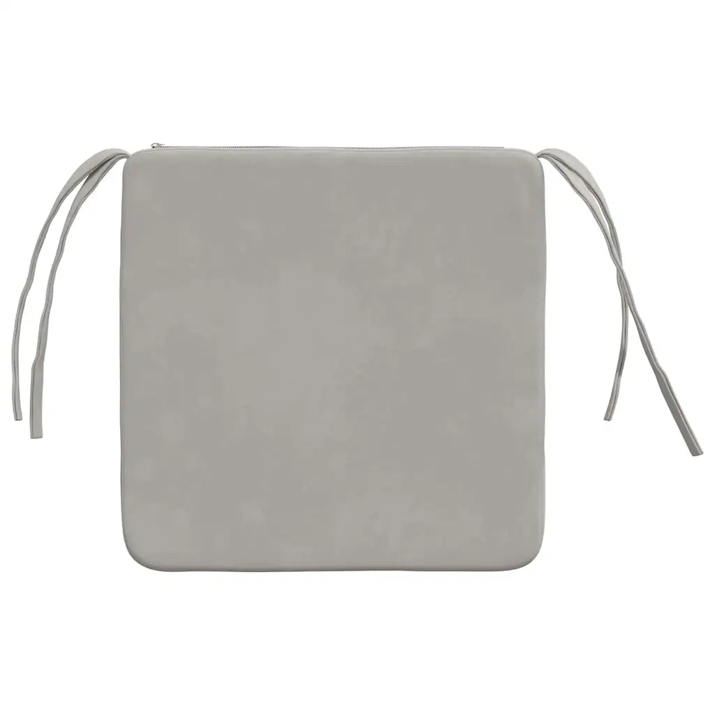 Cuscini per Seduta 4 pcs Grigio chiaro 40 x 40 x 3 cm