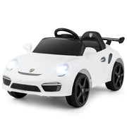 Auto elettrica per bambini 104 x 57 x 48,5 cm 2 velocità telecomando sicuro design bianco PP 20_0017243