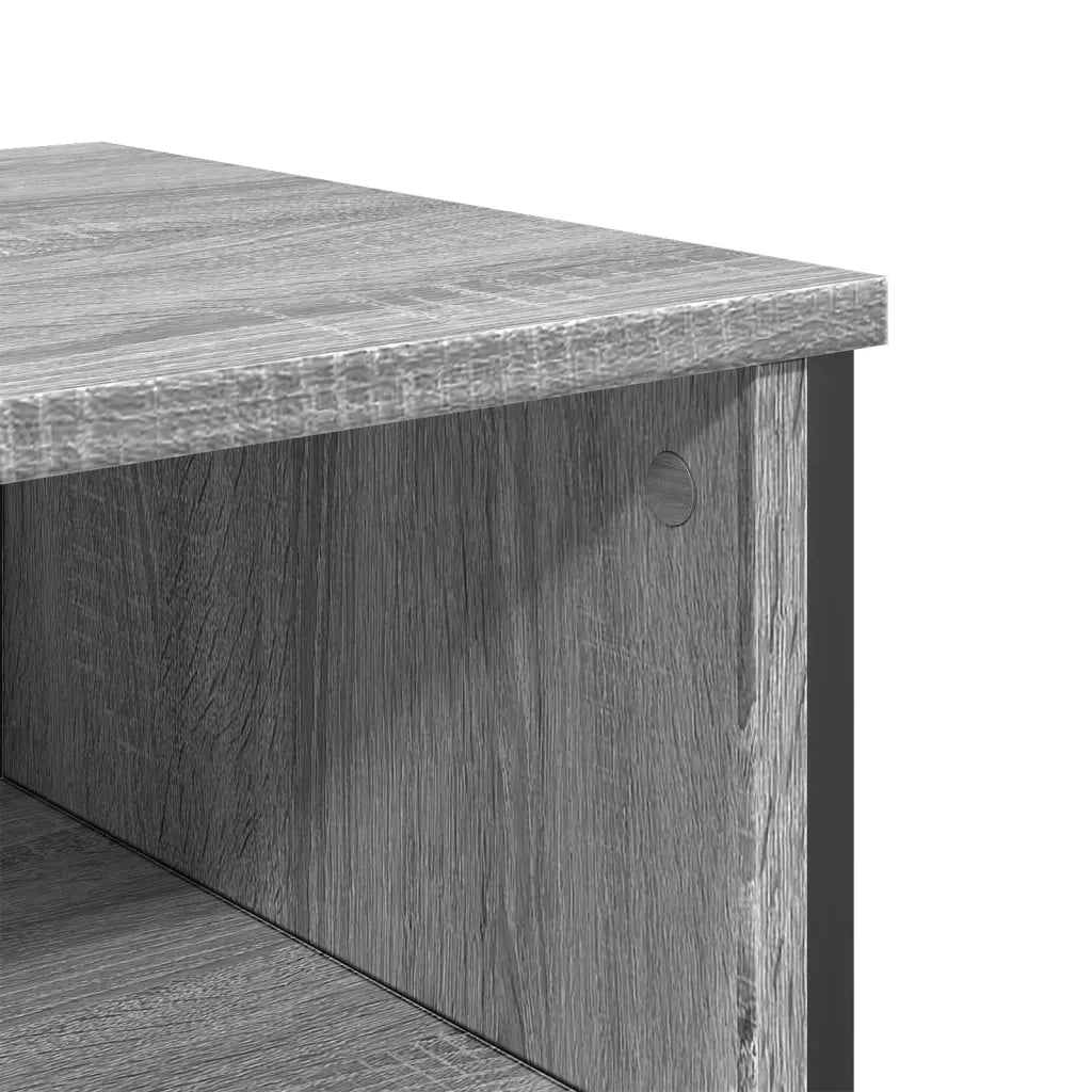 Tavolo Consolle Grigio Sonoma 100x35x74,5 cm in Truciolato 848532