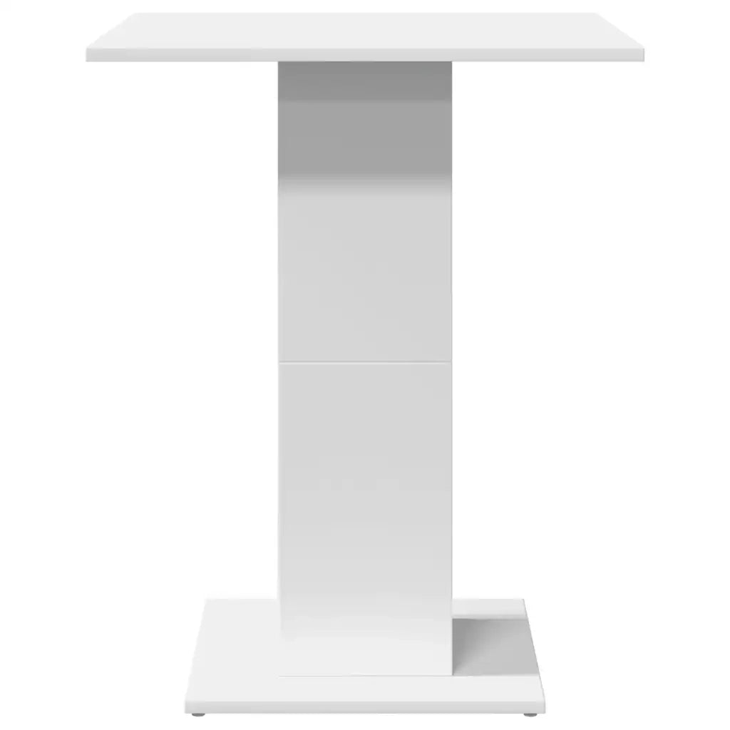 Tavolo da Bistrot Bianco 60x60x75 cm in Legno Multistrato 802102