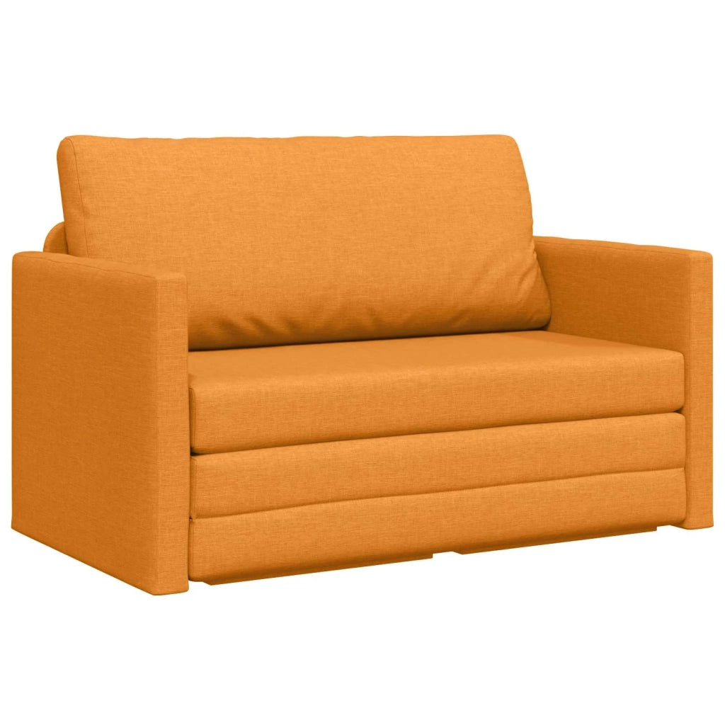 Divano letto 110cm Giallo Scuro Tessuto 4106699