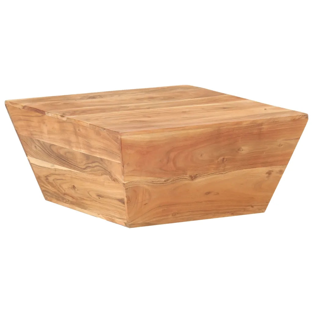 Tavolino da CaffÃ¨ a Forma di V 66x66x30 cm in Legno di Acacia cod mxl 11856